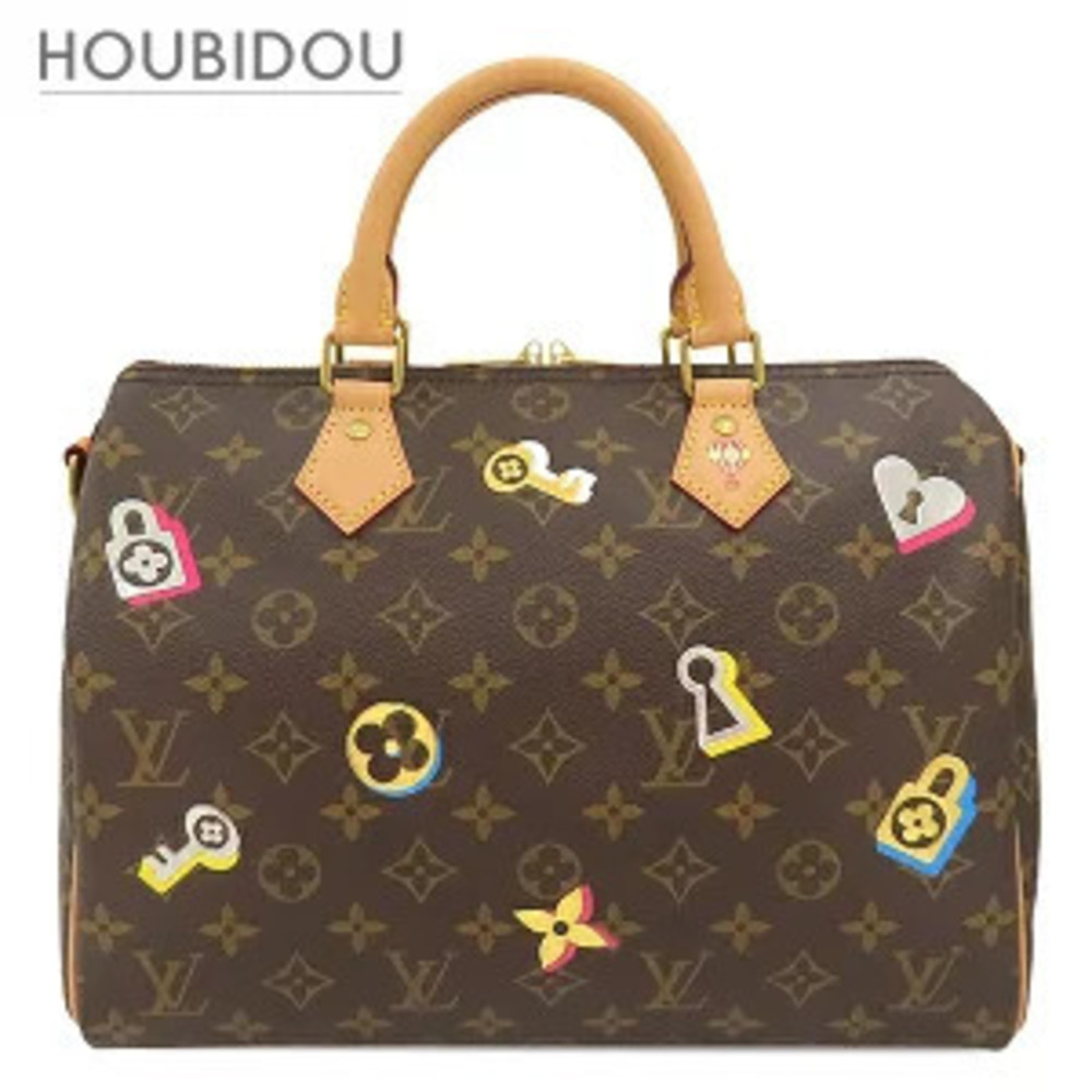 Louis Vuitton bag Love Lock Speedy Bandouliere Monogram canvas